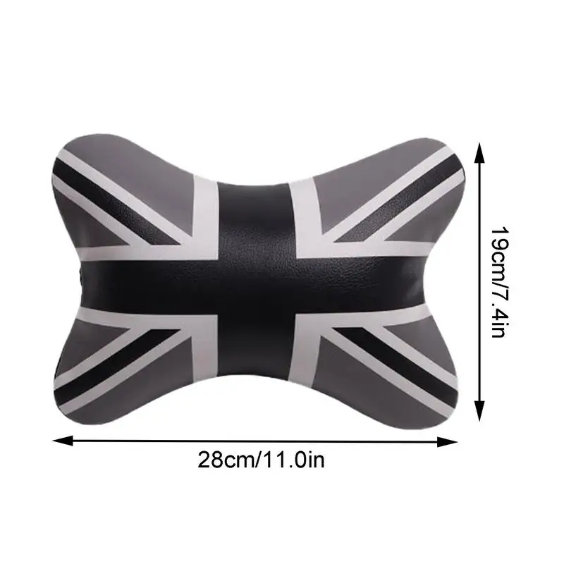 UK zászló Patriotic Travel párna nyakra Union Jack zászló nyaktartó ülések párnák PU bőr PP pamut kényelmes nyak