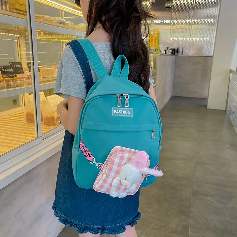 Óvodai iskolatáska Rajzfilm nyúl 2-6 éves fiúk és lányok Aranyos kis hátizsák napi utazás diáktároló táska