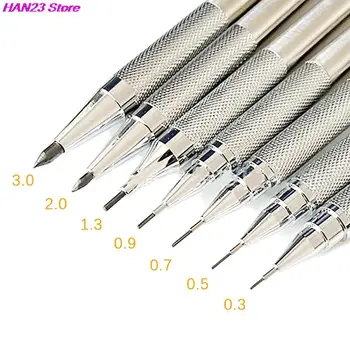 0.3/0.5/0.7/0.9/1.3/2.0/3.0mm Mechanikus ceruza rajz Festés Automatikus ceruzaiskola Írószerek Irodai kellékek