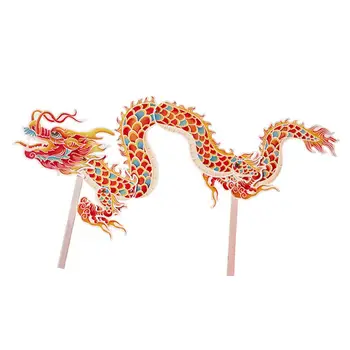 1 készlet sárkánytánc játékanyag táska Kínai holdújév Sárkányművészet Kézművesség Gyerek játék díszek Sárkányhajó Fesztivál Kindergarte