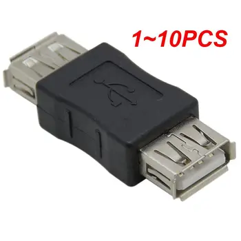 1 ~ 10DB Több USB Type A anya - RJ45 apa Ethernet LAN hálózati útválasztó aljzat csatlakozó adapter