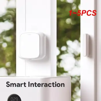1 ~ 5DBS Tuya ajtóérzékelő Intelligens otthoni biztonsági riasztó ablakbelépési érzékelő Betöréses otthoni biztonsági figyelmeztető rendszer ajtó mágneses