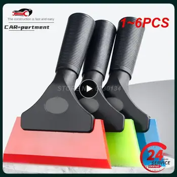 1 ~ 6PCS Automatikus szerszámok Ablak színezése Műanyag csomagolás Vinil üveg Víztörlő film kaparó gumibetét Automatikus telepítés háztartási tisztító eszköz