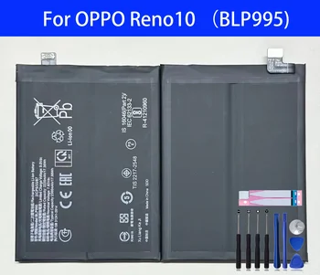 100% eredeti BLP995 csereakkumulátor OPPO Reno 10 akkumulátorokhoz + szerszámokhoz
