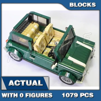 1079db 10568 Mobile Expert Cooper Car 3D Építőelemek Játékok Kockák készlet Kompatibilis Gyerekek