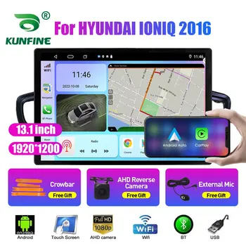 13,1 hüvelykes autórádió a HYUNDAI IONIQ 2016 autó DVD GPS navigáció sztereó Carplay 2 Din központi multimédia Android Auto