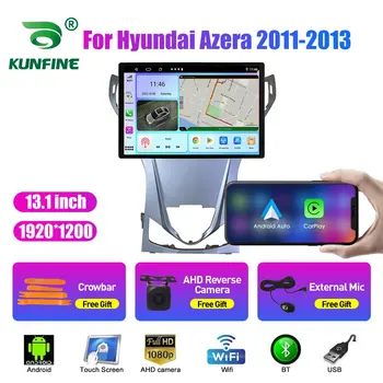 13,1 hüvelykes autórádió Hyundai Azera 2011 2012 2013 autó DVD GPS navigáció sztereó Carplay 2 Din központi multimédia Android Auto