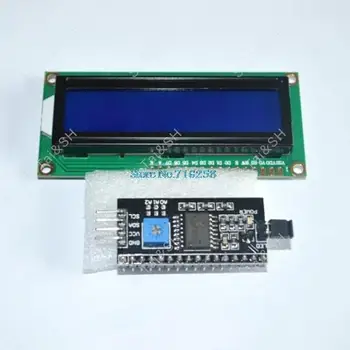 1602 16x2 HD44780 karakteres LCD /w IIC/I2C soros interfész adapter modul
