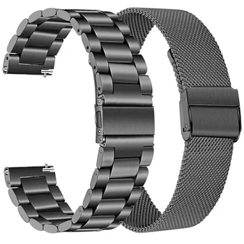 18MM fémszíj fosszilis Gen 4 Q Venture HR/Gen 3 Q Venture Smart Watch Band női karkötőhöz Ticwatch C2 Rose Gold Correa