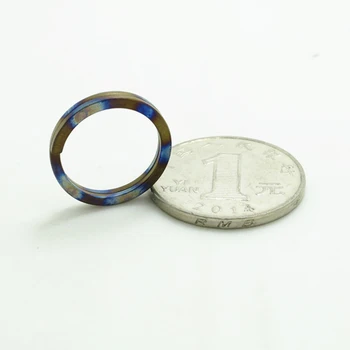 18MM Kültéri mini szerszám Kulcstartó mászó szerszám Titánötvözet függő gyűrű