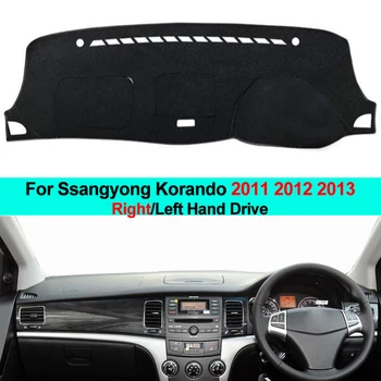 2 rétegű autó műszerfal fedél napernyő Ssangyong Korando 2011 2012 2013 Autóvédő autó stílus Dashmat napernyő