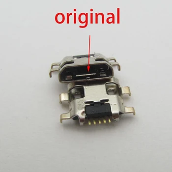 20-100db Micro USB csatlakozó Töltő aljzat port Dugó dokkoló csatlakozó Nehéz lemez 1.2mm Samsung A10 A10s Motorola e5 játékhoz