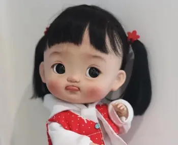 2023 Új sérelemarc Bababolt 1/6 25cm lány mimi Gyanta játék születésnapi ajándék DIY készletbe sminkelve