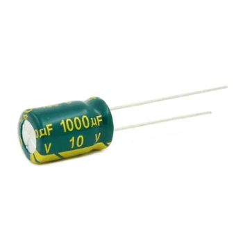 20db 10V1000UF 8X12 10V 1000UF alacsony ESR / impedancia nagyfrekvenciás alumínium elektrolit kondenzátor mérete 8X12 10v 1000uf 20%