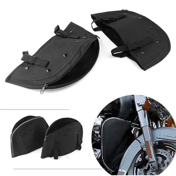 2x motorkerékpár puha leengedi a lábmelegítő táska motorját Harley Softail FLS FLSTC FLSTF 49004-90 / 49004-00A