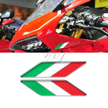 3D műgyanta motorkerékpár tank matricák Olaszország szárny matrica Italia matricák Tok Aprilia Ducati Yamaha Suzuki BMW MV Kawasaki