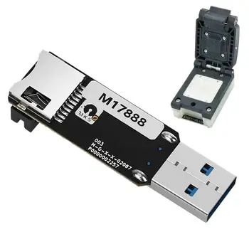3D nyomtató alkatrészek USB3.0 3D nyomtatókártya-olvasó Nagy olvasási sebességű 3D nyomtató eszköz írási műveletekhez MKS EMMC modul képírás