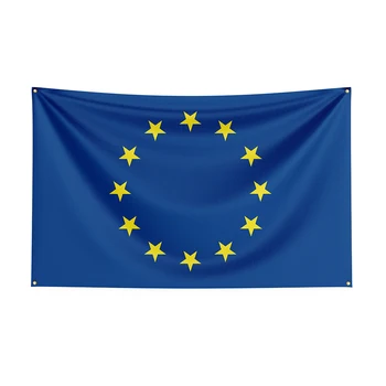 3X5ft EU Európai Unió Zászló Poliészter nyomtatott Egyéb banner dekorációhoz ft zászló dekoráció, zászló dekoráció banner zászló zászló banner