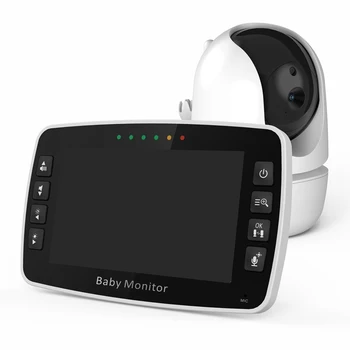 4.3Inch IPS képernyő vezeték nélküli PTZ kaputelefon baba monitor távolsági kamera EU csatlakozó