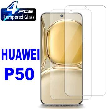 4Db edzett üveg Huawei P50 P30 Lite P40 Lite P20 lite Pro képernyővédő üveghez