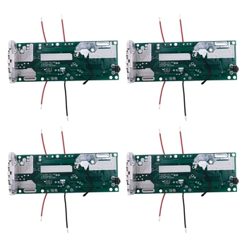 4X Li-Ion akkumulátor töltésvédő áramköri kártya PCB Ryobi 20V P108 RB18L40 elektromos kéziszerszámok akkumulátorához