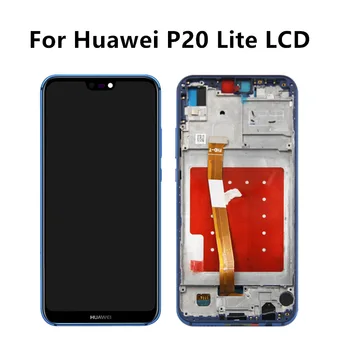 5,84 hüvelyk HUAWEI P20 Lite LCD kijelzőhöz érintőképernyős digitalizáló egység HUAWEI DISPLAY P20 Lite/Nova 3e LCD kijelzőhöz