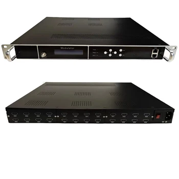 8 12 16 20 24 HDMI-RF IP-ről RF DVB-T DVB-C ATSC ISDBT Hotel kábel TV rendszer HD kódoló modulátor