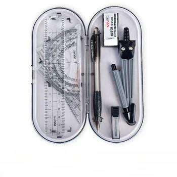 8 db körmérős vonalzó szögmérő diák rajzkészlet geometriai eszközkészlet iskolai írószerhez Mechanikus ceruza
