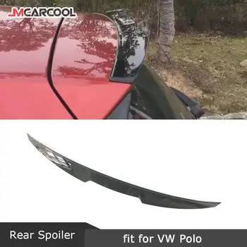 ABS hátsó tető spoiler szélvédő díszítő szárnyak Volkswagen VW Polo Standard 2011-2018 nem GTI R Zongora fekete Kötények Winglet