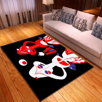 Absztrakt művészeti szőnyegek étkező nappali 3D nyomtatás szőnyegek gyerekszoba dekoratív szőnyegek otthoni hálószoba stílusos padlószőnyegek