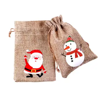 Adventi naptár ajándéktáska szett Mikulás karácsonyi baba boldog karácsonyt Navidad gyerek ajándék DIY naptár cukorka táska újévre