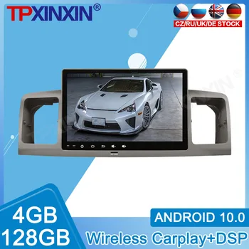 Android 4G + 128GB Toyota Corolla 2010 2011 2012 2013 2014 autórádió IPS érintőképernyős videolejátszó multimédia GPS navigáció