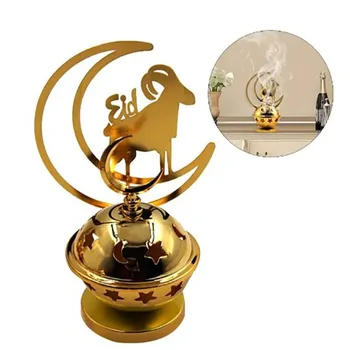 Arab stílusú arany gyertyatartó gyönyörű medál dekoráció Gyertyatartó fém fém gyertyatartó gyertya