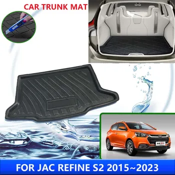 Autó csomagtartó szőnyegek JAC Refine S2 2015~2023 JS2 Sei 2 T40 tárolótálca pad poggyász szőnyeg hátsó csomagtartó rakományvédő burkolatok tartozékok