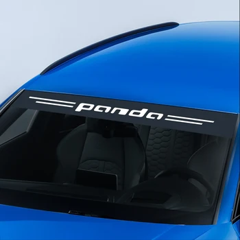 Autó első szélvédő matricák Divat Sport PVC vinil matricák dekoráció Külső módosított kiegészítők Fiat Panda 169 2 141
