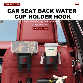 Autó hátsó ülés csésze függő tartó ital vizes palacktartó Mitsubishi Lancer ASX Pajero Mirage Attrage Xpander Outlander