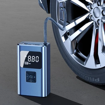  Autó légkompresszor 150PSI hordozható vezeték nélküli autógumi felfújó intelligens digitális felfújható szivattyú autó automatikus légbetöltő kerékpárhoz