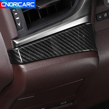 Autó műszerfal panel Bal oldali felszerelhető keret burkolat szénszálas színű ABS a Lexus ES 2018-2020 LHD belső tartozékaihoz