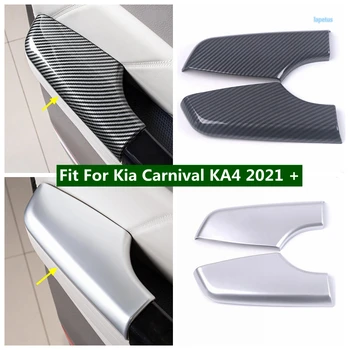 Autós kiegészítők Belső ajtó ablakemelő kapcsoló Kartámasz Dekor panel burkolat burkolat 2db Kia Carnival KA4 2021 2022 2023