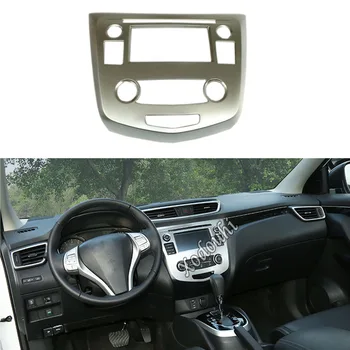 Autós érzékelő Középkonzol hőmérséklet Légkondicionáló Hangerő navigációs kapcsoló Trim keret Nissan Qashqai J11 2016 2017 2018