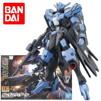 Bandai Genuine Gundam Model Kit Hg Ibo 027 1/144 Gundam Vidar Gunpla Anime Model Ornament Gyerek játék karácsonyi ajándékok raktáron