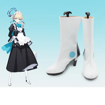 Blue Archive Asuma Toki Maid Boots Cosplay Anime cipők Egyedi gyártású 35-48 méret