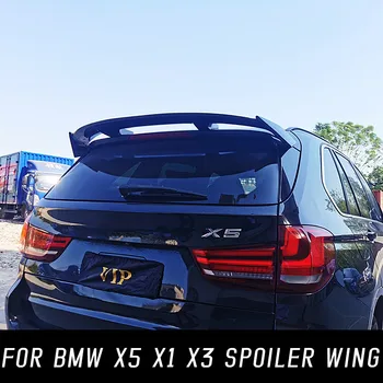 BMW X5 X1 X3 hátsó tetőhöz csomagtartó fedél autó spoiler szárnyak ABS műanyag fényes fekete carbon sport stílus tuning külső kiegészítők