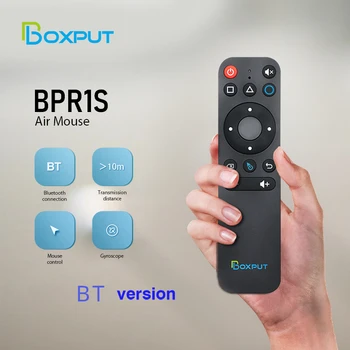 BPR1 BPR1S Air Mouse távirányító BT5.0 2.4G vezeték nélküli hangvezérlés IR tanulási giroszkóp Smart TV Box Android TV Stick