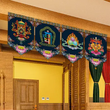 Buddhista kellékek nagykereskedelme # HOME Templom oltár Fali dekoráció Kedvező áldás Kálacsakra Függő dekoráció festés Dísz