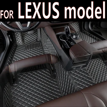 Bőr autószőnyegek LEXUS LC UX250H UX SC430 SC kupéhoz HS250H LFA 2022 2023 autós kiegészítők