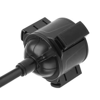 Car Cup Holder USB Fan 3 sebességszabályozó hattyúnyak forgatható univerzális légfúvó