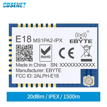 CC2530 ZigBee modul 2,4 GHz-es mesh hálózat CDSENET E18-MS1PA2-IPX PA LNA 2.4G IoT SMD IPEX SoC vezeték nélküli adó-vevő modul