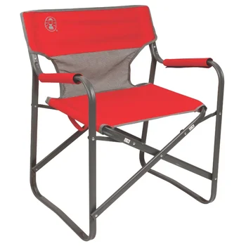 Coleman Outpost Breeze összecsukható felnőtt nyugágy, piros strandszék kültéri szék kempingszék