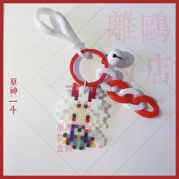 COYOUNG Store játék Anime Genshin Impact Arataki Itto Cosplay DIY kézzel készített bab kulcstartó hátizsák medál ajándékok